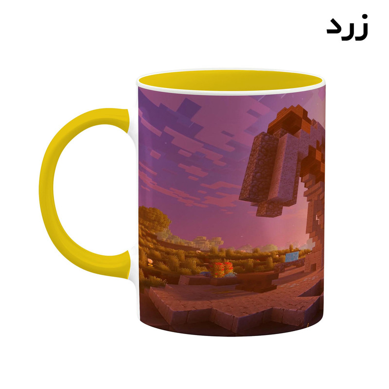 فاکس شاپ ماگ کاکتی طرح ماینکرافت minecraft مدل mgh41461