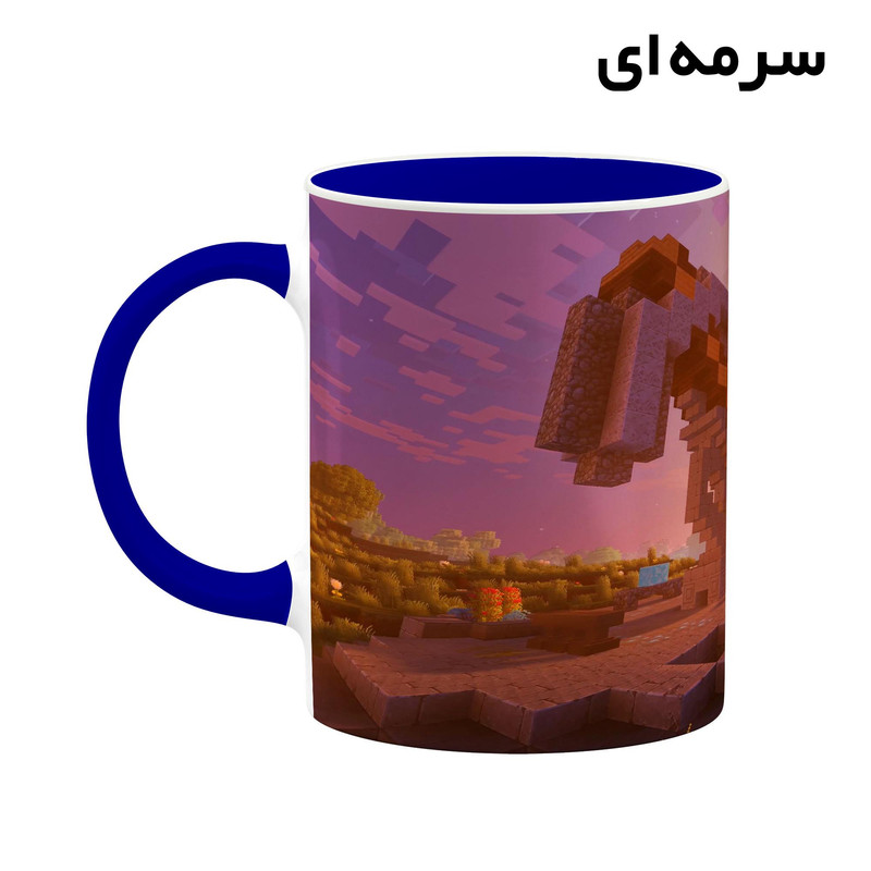 فاکس شاپ ماگ کاکتی طرح ماینکرافت minecraft مدل mgh41461
