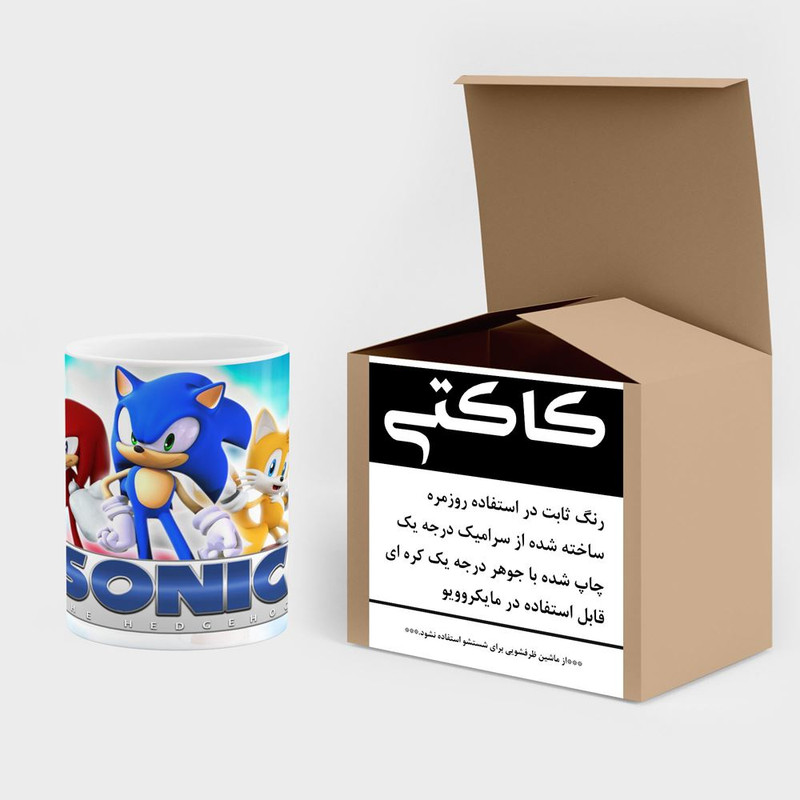 فاکس شاپ ماگ کاکتی مدل بازی سونیک Sonic The Hedgehog کد mgh30221