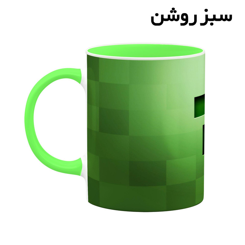 فاکس شاپ ماگ کاکتی طرح ماینکرافت minecraft مدل mgh41589
