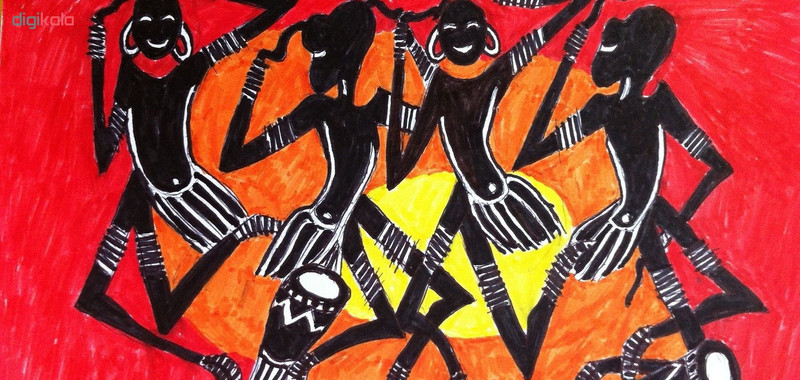 فاکس شاپ ماگ حرارتی طرح african pattern