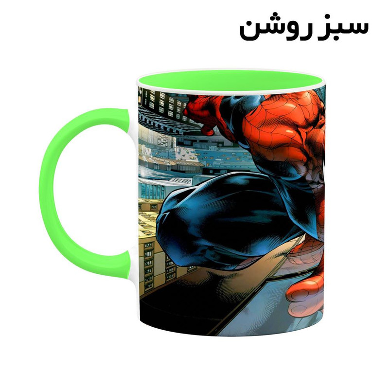 فاکس شاپ ماگ کاکتی مدل مرد عنکبوتی Spider-Man کد mgh39909