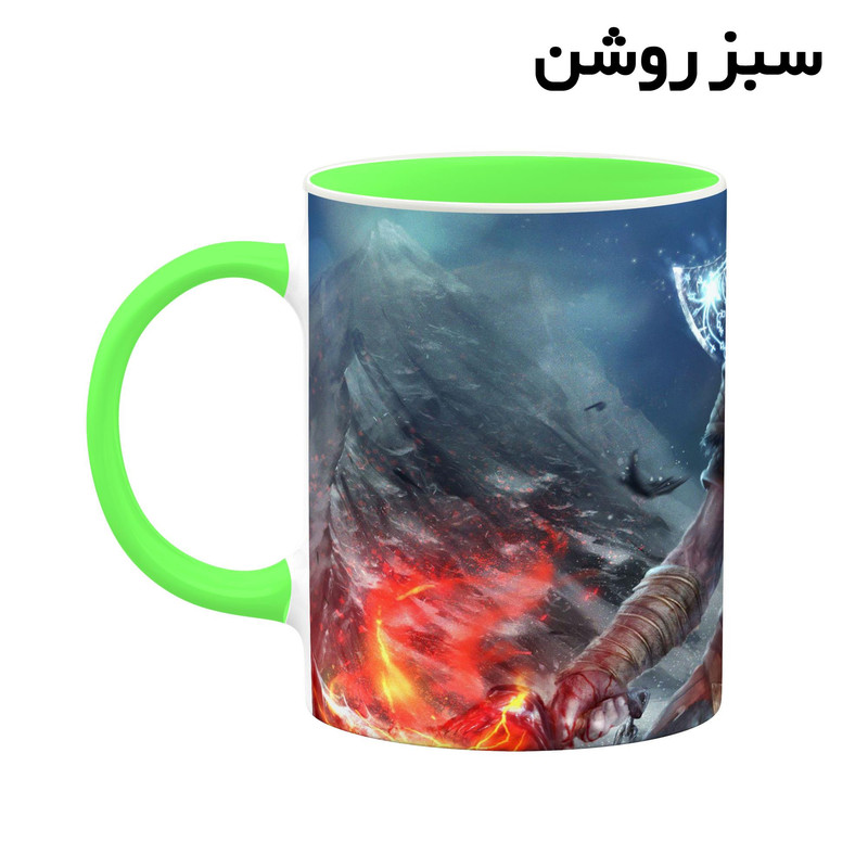 فاکس شاپ ماگ کاکتی طرح گاد آف وار God Of War مدل mgh40483