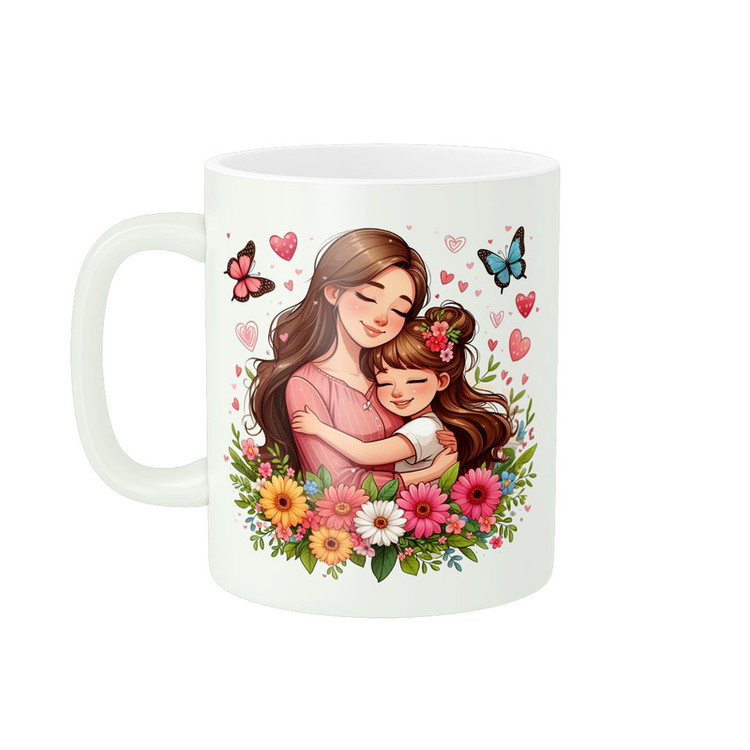 فاکس شاپ ماگ پاد آفرین طرح مادر و دختر کد 345