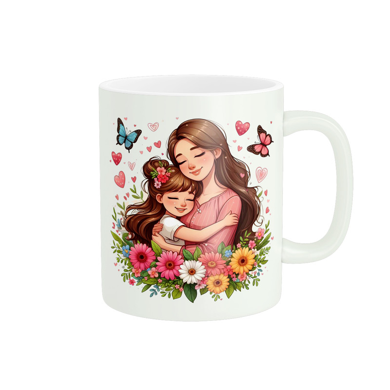 فاکس شاپ ماگ پاد آفرین طرح مادر و دختر کد 345