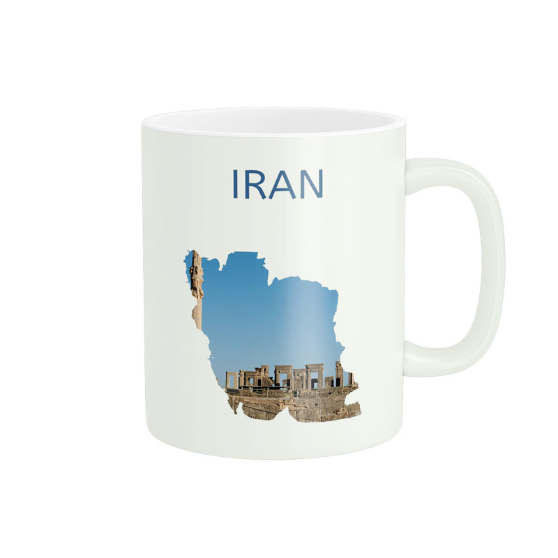 فاکس شاپ ماگ پادآفرین مدل نقشه ایران کد PM4201