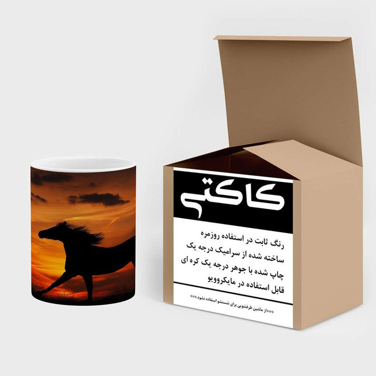 فاکس شاپ ماگ کاکتی مدل اسب کد mgh24331