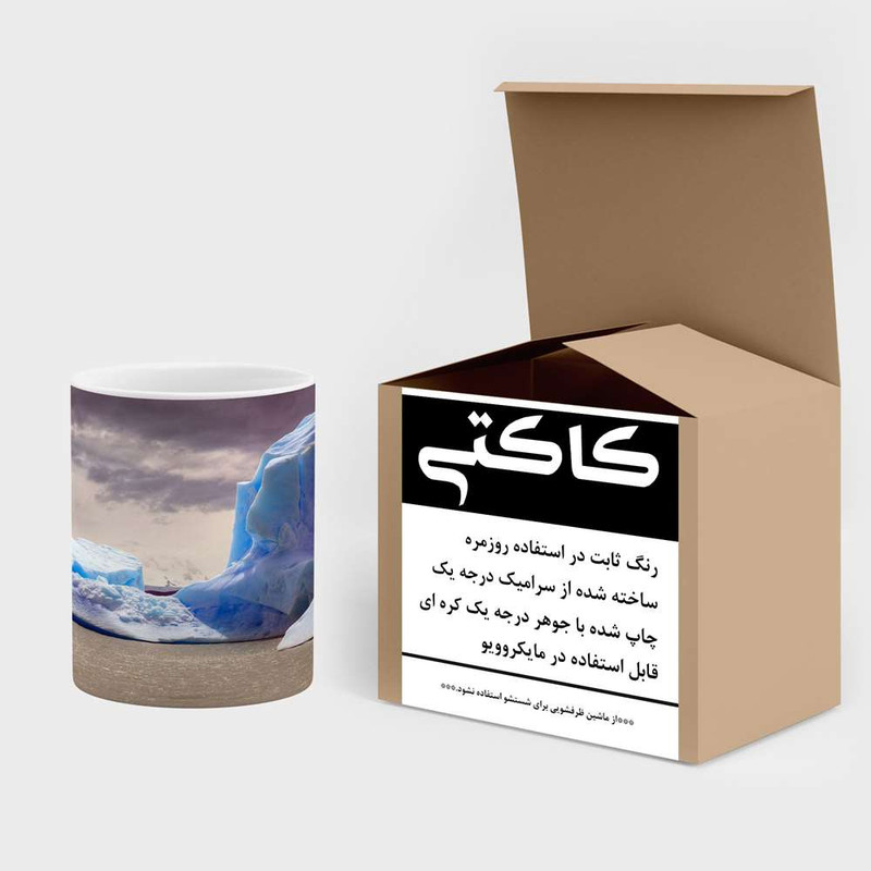 فاکس شاپ ماگ کاکتی مدل منظره برفی کد mgh14853