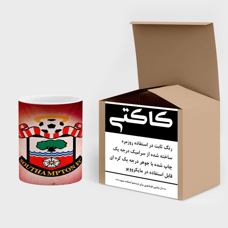 فاکس شاپ ماگ کاکتی مدل تیم Southampton کد mgh19703