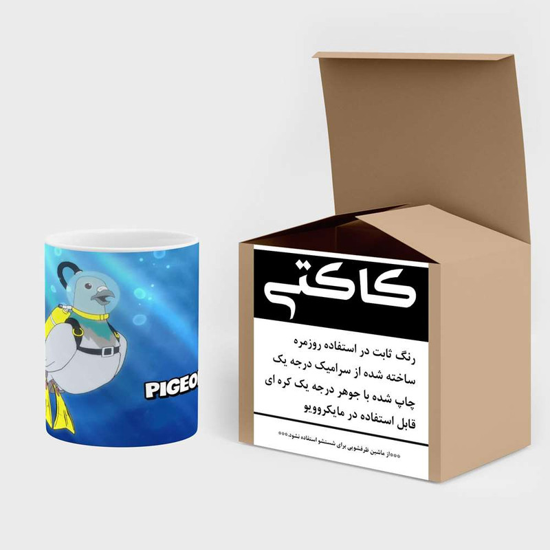 فاکس شاپ ماگ کاکتی مدل کارتون Mike Tyson Mysteries کد mgh22749