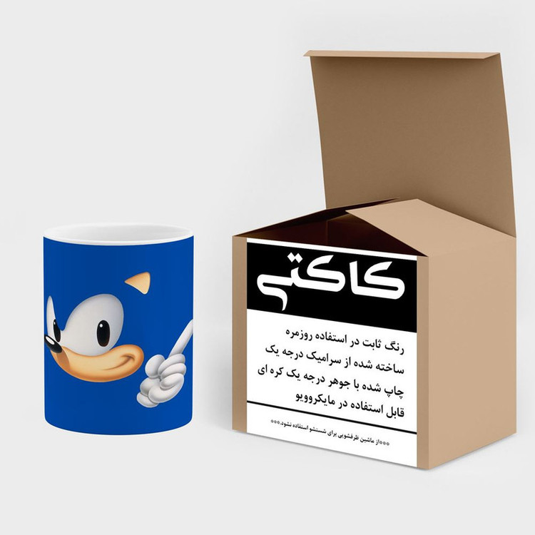 فاکس شاپ ماگ کاکتی مدل بازی سونیک Sonic The Hedgehog کد mgh30219