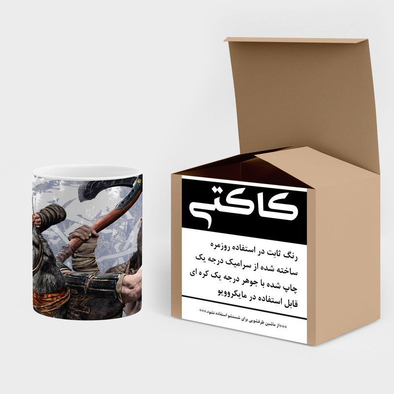 فاکس شاپ ماگ کاکتی طرح گاد آف وار God Of War مدل mgh40545