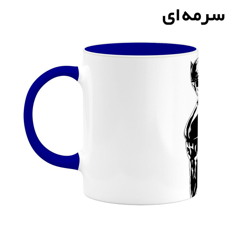 فاکس شاپ ماگ کاکتی مدل بلک پنتر Black Panther Marvel کد mgh38073