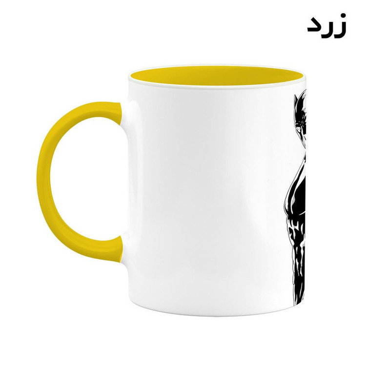 فاکس شاپ ماگ کاکتی مدل بلک پنتر Black Panther Marvel کد mgh38073