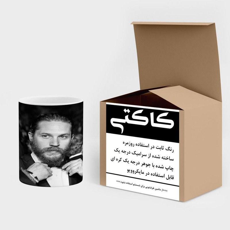 فاکس شاپ  ماگ کاکتی طرح تام هاردی Tom Hardy مدل mgh27349