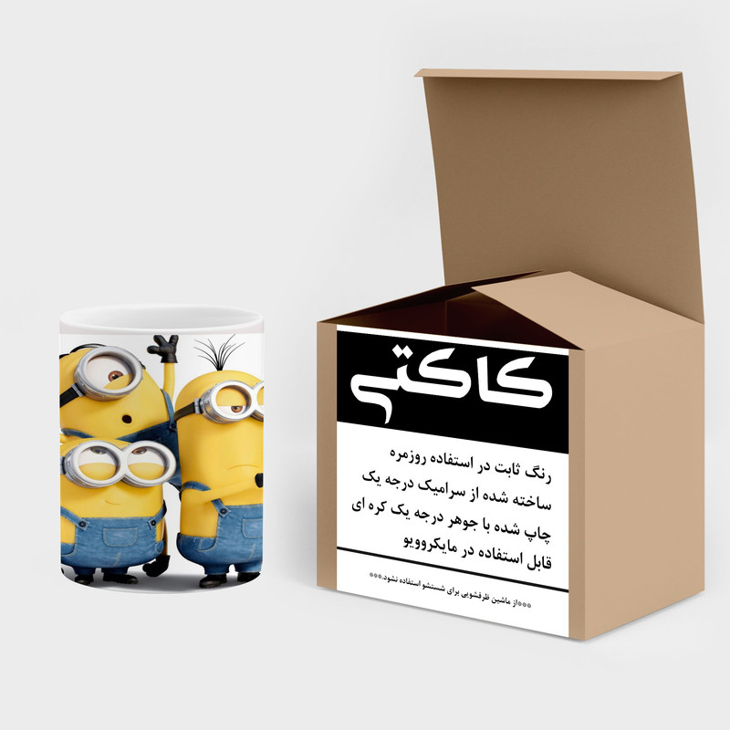 فاکس شاپ ماگ کاکتی طرح minion مینیون مدل mgh42736