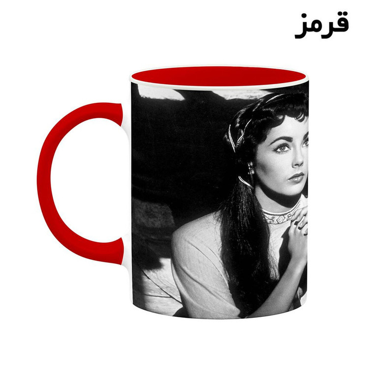 فاکس شاپ ماگ کاکتی طرح الیزابت تیلور Elizabeth Taylor مدل mgh25871