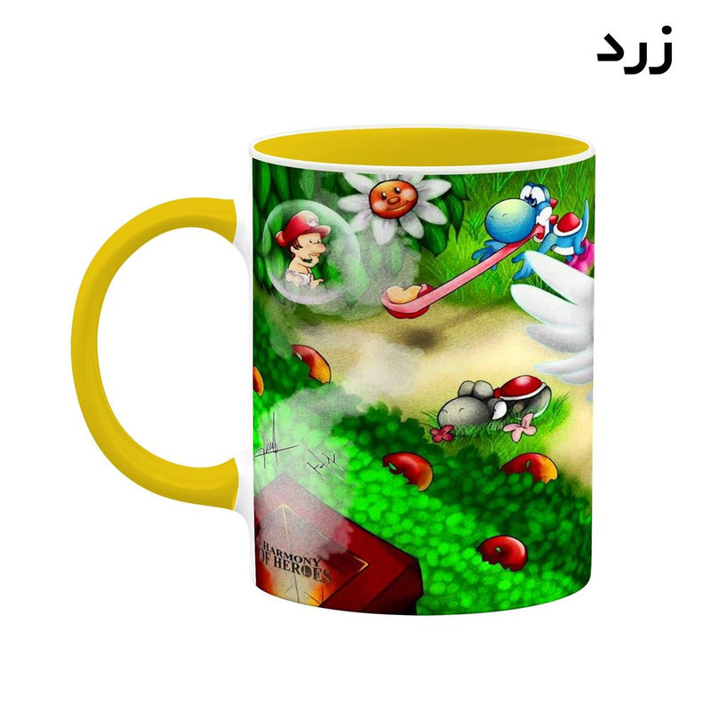 فاکس شاپ ماگ کاکتی مدل بازی سوپر ماریو Super Mario World 2 Yoshi39s Island کد mgh30642