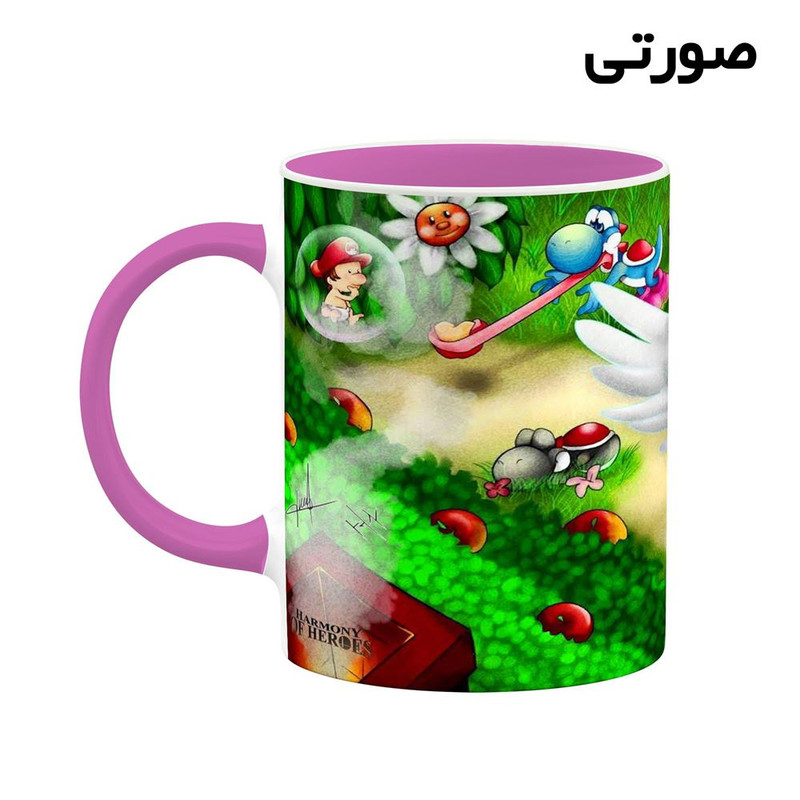 فاکس شاپ ماگ کاکتی مدل بازی سوپر ماریو Super Mario World 2 Yoshi39s Island کد mgh30642
