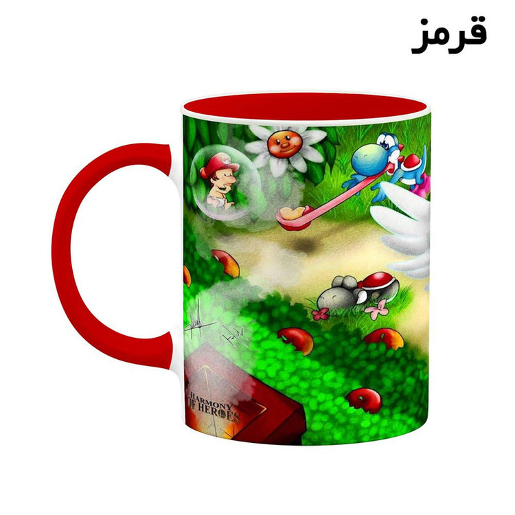 فاکس شاپ ماگ کاکتی مدل بازی سوپر ماریو Super Mario World 2 Yoshi39s Island کد mgh30642