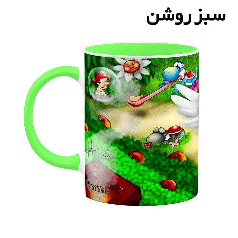 فاکس شاپ ماگ کاکتی مدل بازی سوپر ماریو Super Mario World 2 Yoshi39s Island کد mgh30642