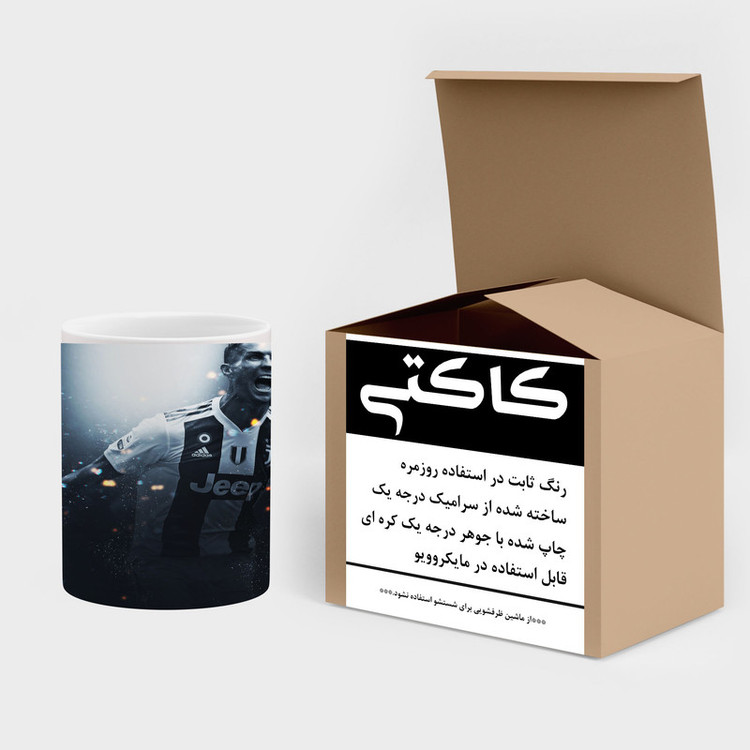 فاکس شاپ ماگ کاکتی طرح Ronaldo رونالدو مدل mgh43153