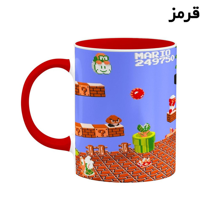 فاکس شاپ  ماگ کاکتی مدل بازی سوپر ماریو Super Mario کد mgh30504