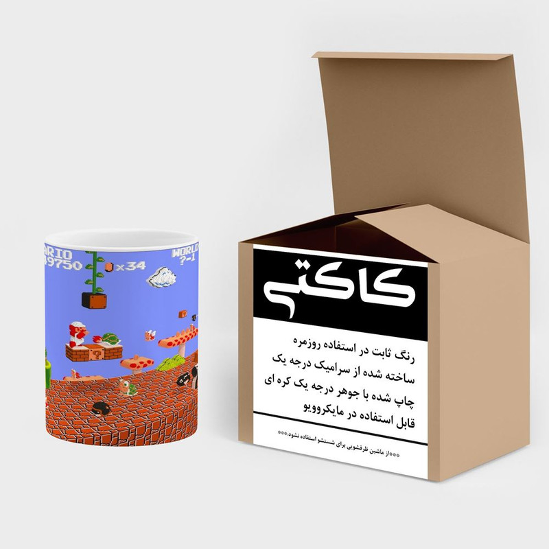فاکس شاپ ماگ کاکتی مدل بازی سوپر ماریو Super Mario کد mgh30504
