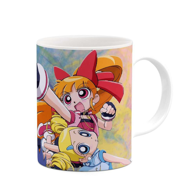 فاکس شاپ ماگ کاکتی مدل کارتون The Powerpuff Girls کد mgh23464