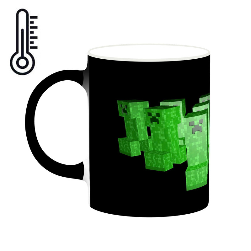 فاکس شاپ ماگ حرارتی کاکتی طرح ماینکرافت minecraft مدل mgh41312