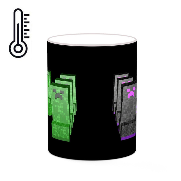 فاکس شاپ ماگ حرارتی کاکتی طرح ماینکرافت minecraft مدل mgh41312