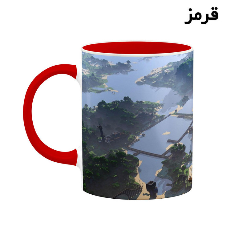 فاکس شاپ ماگ کاکتی طرح ماینکرافت minecraft مدل mgh41451