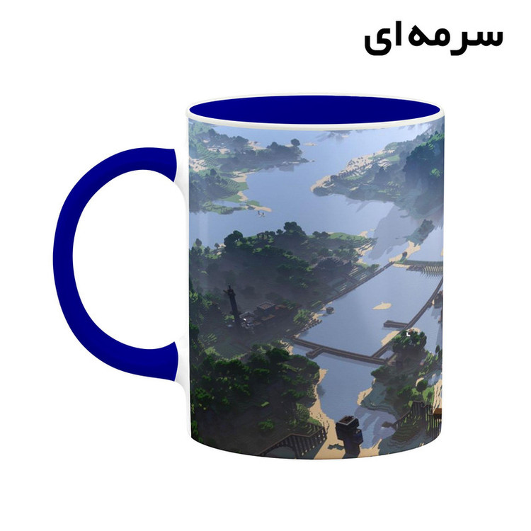 فاکس شاپ ماگ کاکتی طرح ماینکرافت minecraft مدل mgh41451