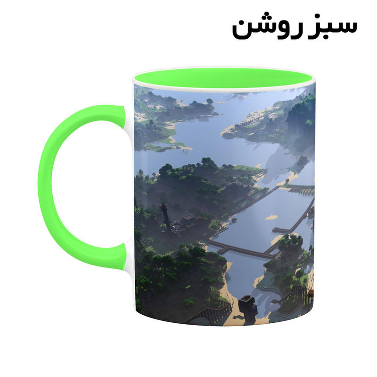 فاکس شاپ ماگ کاکتی طرح ماینکرافت minecraft مدل mgh41451