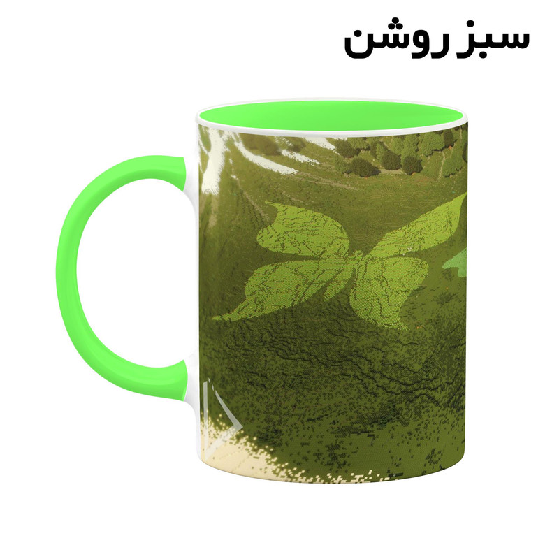 فاکس شاپ ماگ کاکتی طرح ماینکرافت minecraft مدل mgh41597
