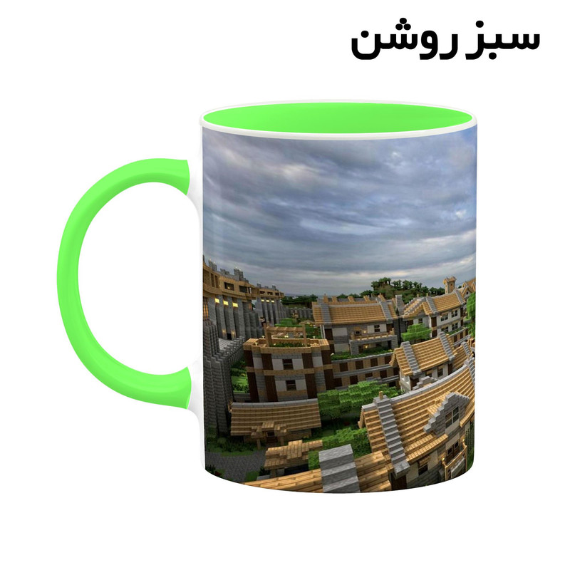 فاکس شاپ ماگ کاکتی طرح ماینکرافت minecraft مدل mgh41518