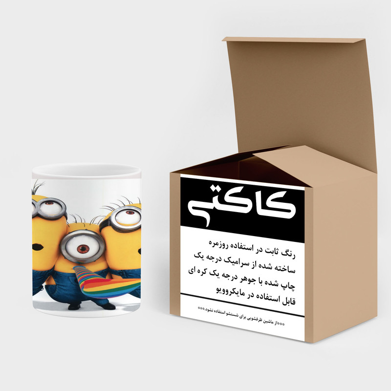 فاکس شاپ  ماگ کاکتی طرح minion مینیون مدل mgh42921