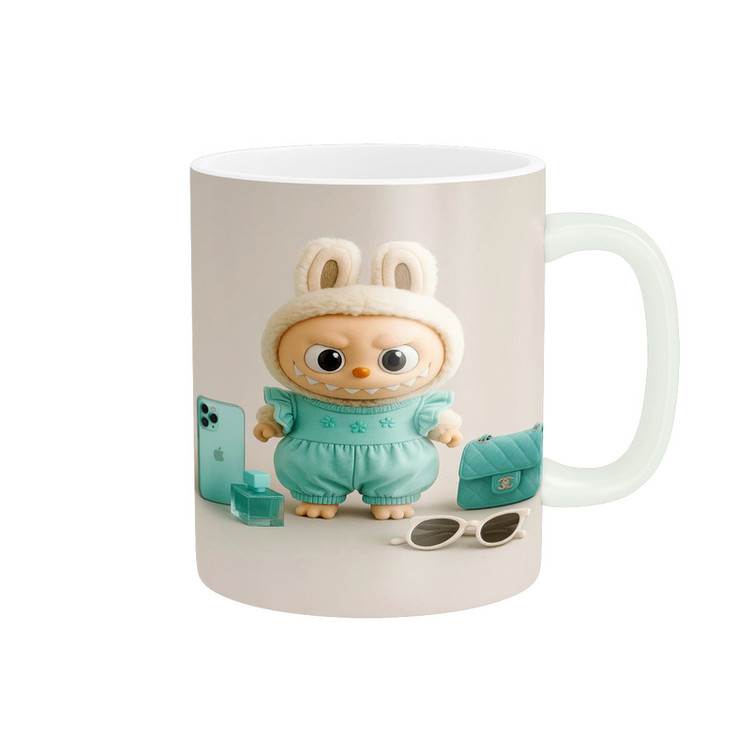 فاکس شاپ ماگ پاد آفرین مدل فانتزی طرح عروسک لبوبو Labubu ترند کد p10939