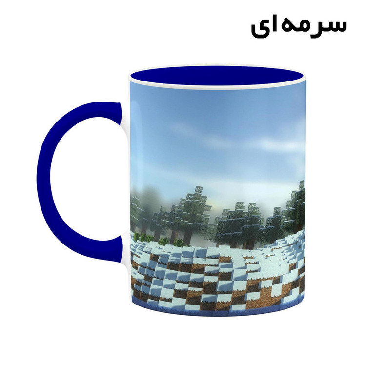 فاکس شاپ ماگ کاکتی طرح ماینکرافت minecraft مدل mgh41090