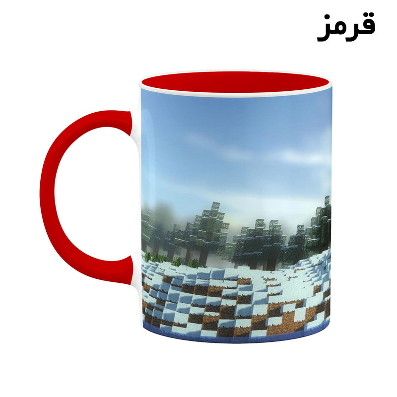 فاکس شاپ  ماگ کاکتی طرح ماینکرافت minecraft مدل mgh41090