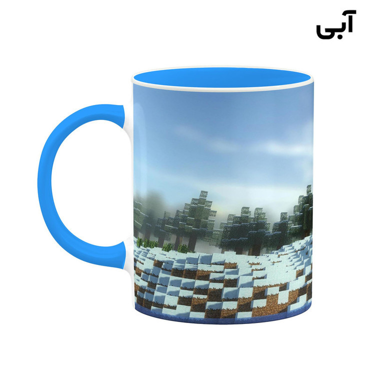 فاکس شاپ ماگ کاکتی طرح ماینکرافت minecraft مدل mgh41090