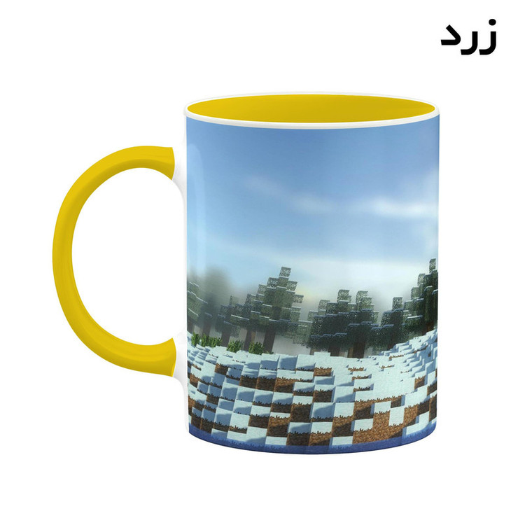 فاکس شاپ ماگ کاکتی طرح ماینکرافت minecraft مدل mgh41090
