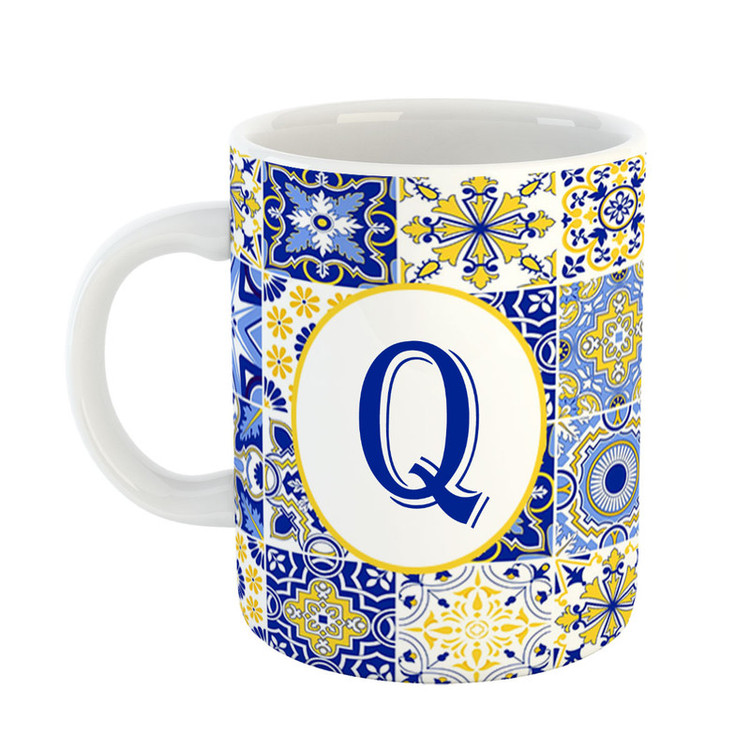 فاکس شاپ ماگ پادآفرین مدل فانتزی طرح حرف Q کد 32