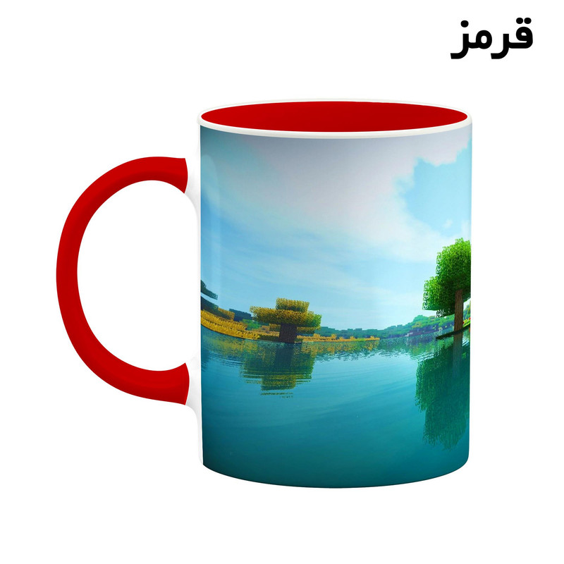 فاکس شاپ  ماگ کاکتی طرح ماینکرافت minecraft مدل mgh41522