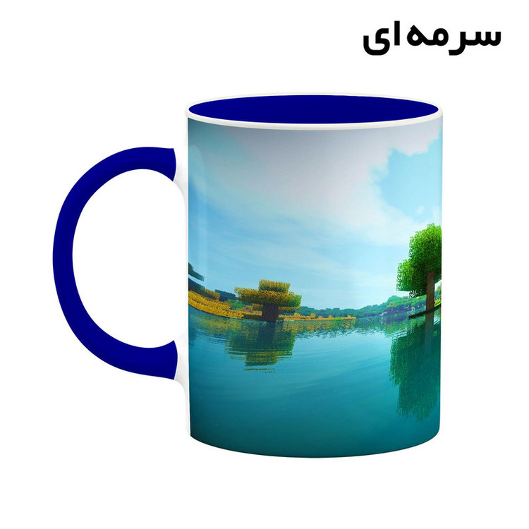 فاکس شاپ ماگ کاکتی طرح ماینکرافت minecraft مدل mgh41522