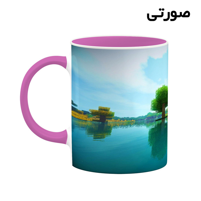 فاکس شاپ ماگ کاکتی طرح ماینکرافت minecraft مدل mgh41522