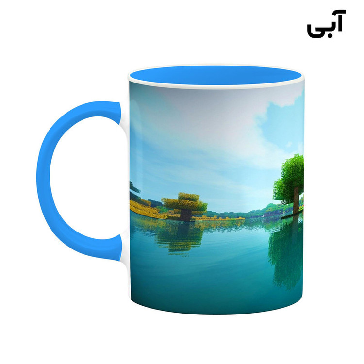 فاکس شاپ ماگ کاکتی طرح ماینکرافت minecraft مدل mgh41522
