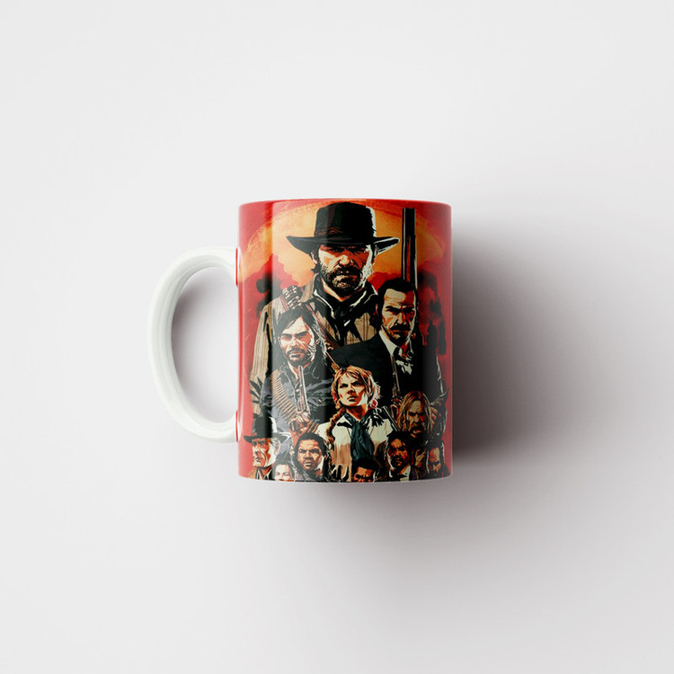 فاکس شاپ ماگ طرح بازی Red Dead Redemption کد 07