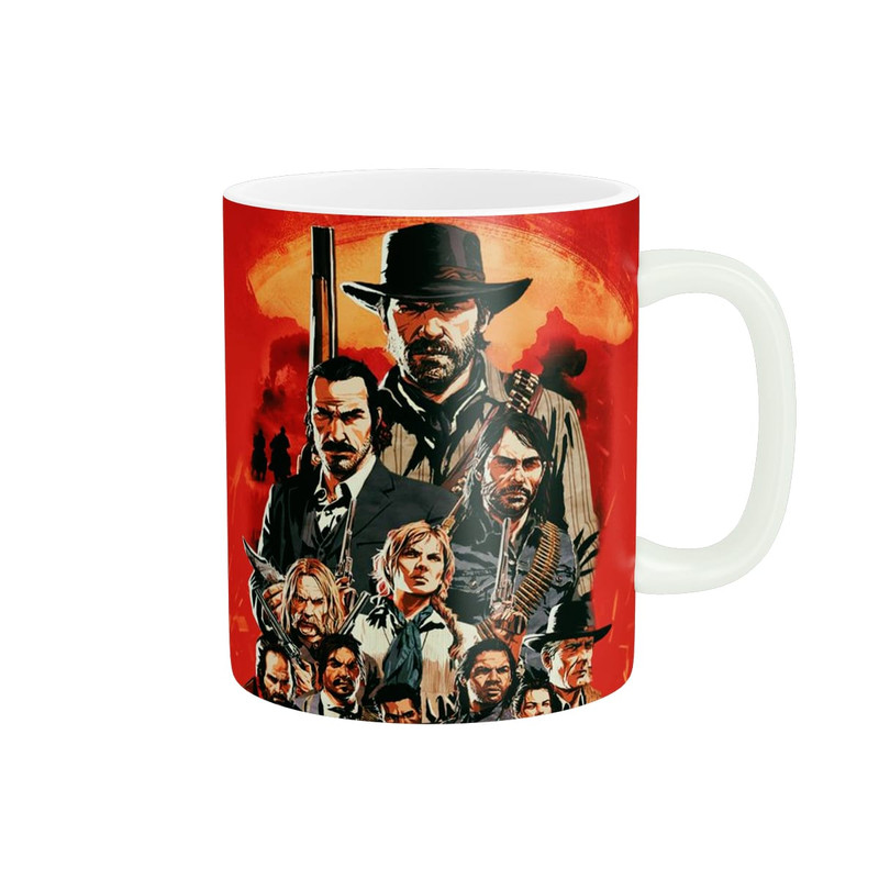 فاکس شاپ ماگ طرح بازی Red Dead Redemption کد 07
