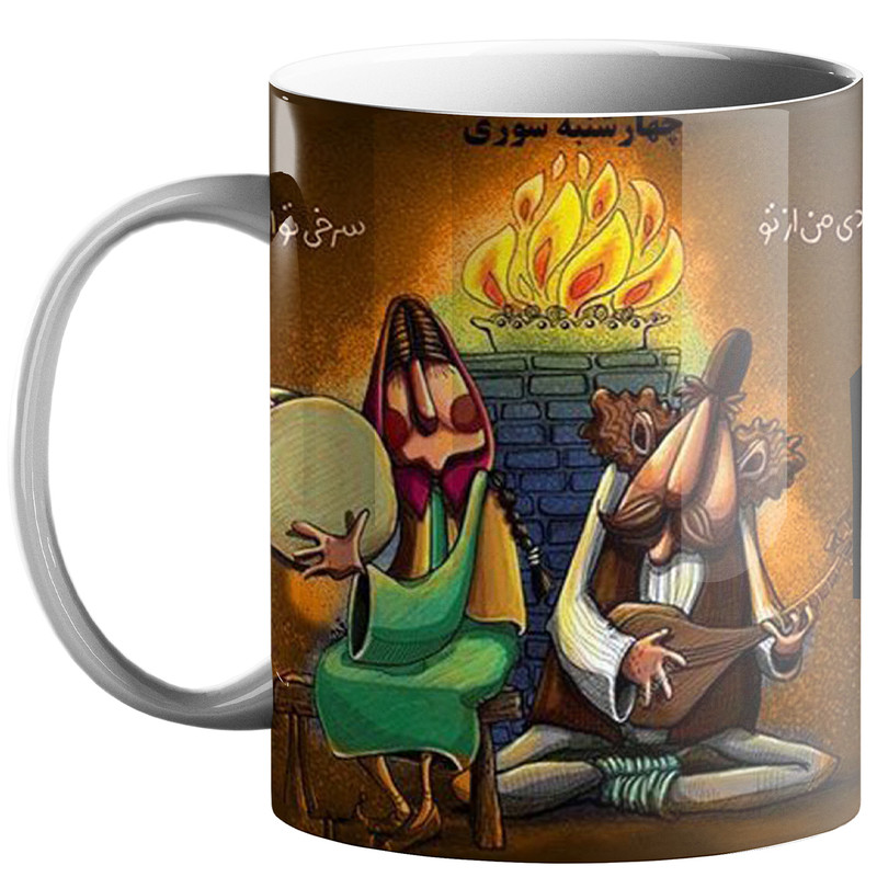 فاکس شاپ ماگ طرح چهارشنبه سوری کد 80